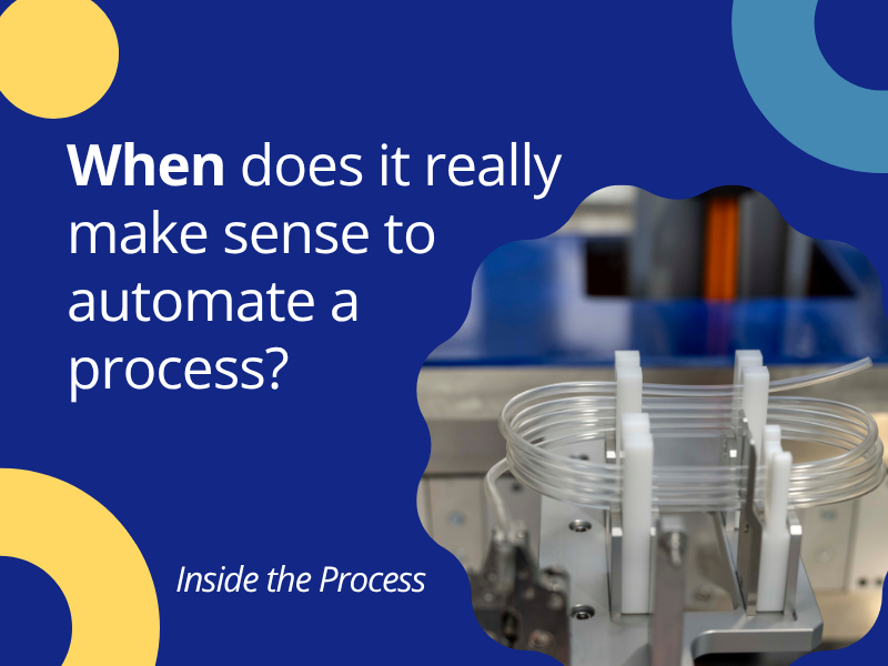 Automazione industriale: quando ha senso davvero?